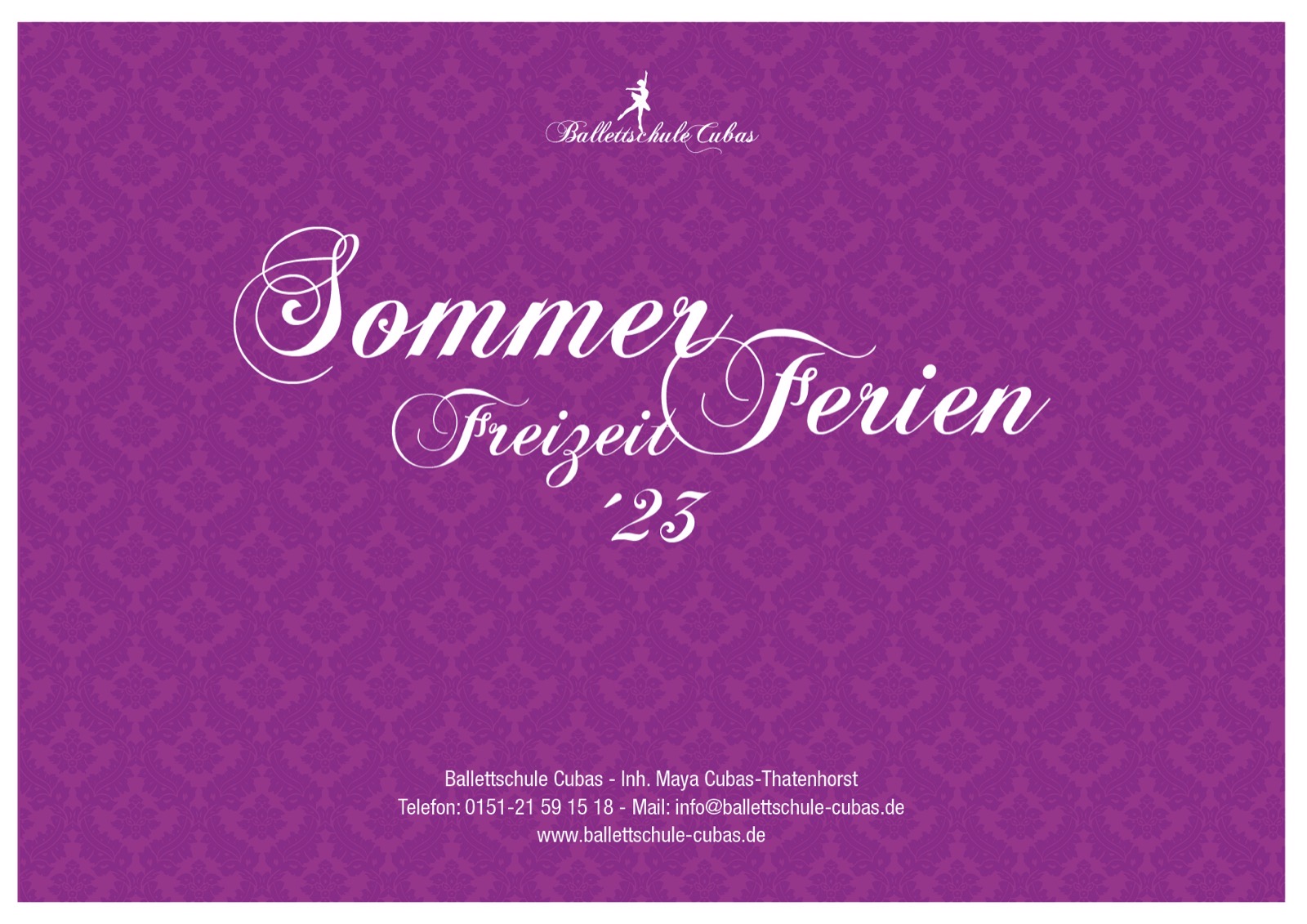 Sommerferienfreizeit 2023 „Ballett meets Jazz Dance“